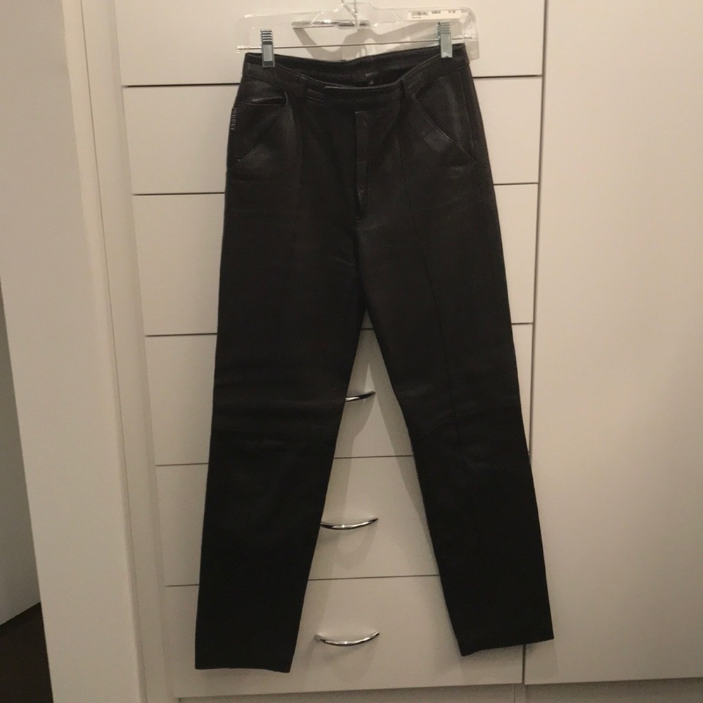 Gucci Leather Pants